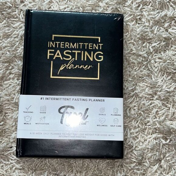 Intermittent Fasting Planner-Fuel Your Fast-NEW Diet Nutrition Meal Prep Health - Picture 1 of 7